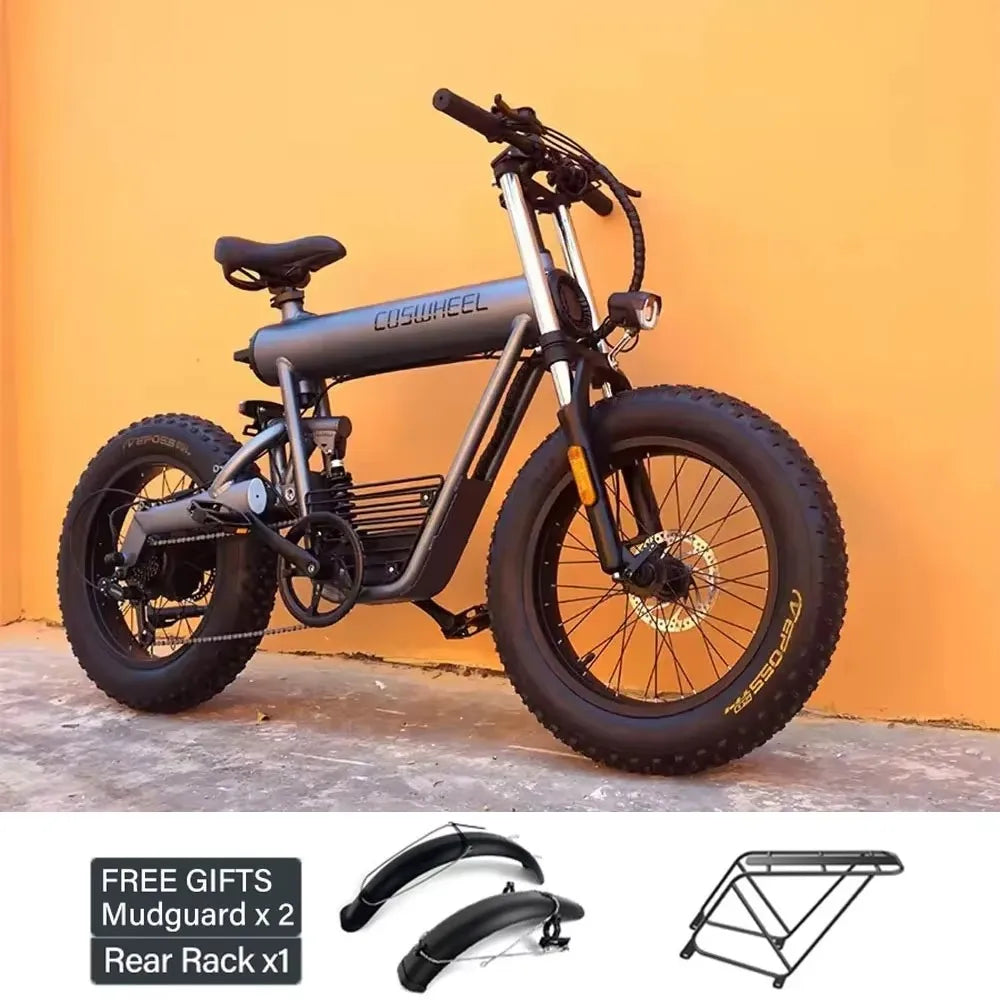 Electric Bike CT20S 2000W Motorcyle Drit Bike Ebike 20 Inch Fat Tire Bicycle 60V 27.5AH Bikes Adult Electric Bicycle